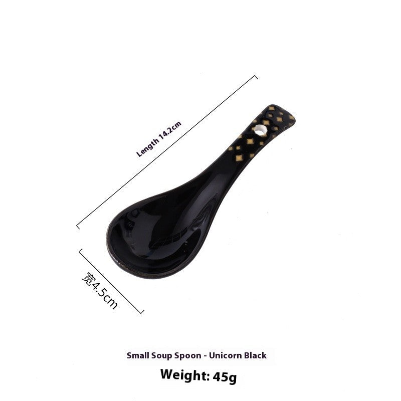 Meadowfolk Patterned Ceramic Spoon