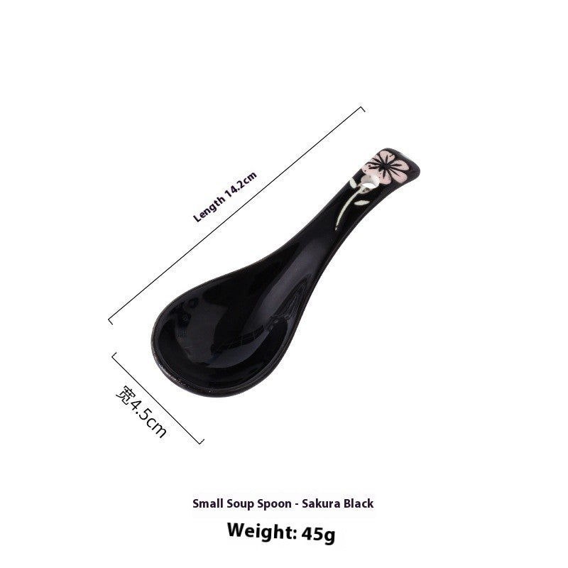 Meadowfolk Patterned Ceramic Spoon