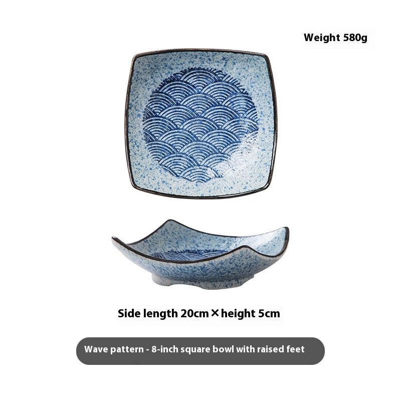 Meridian Four-Corner Stoneware Bowl