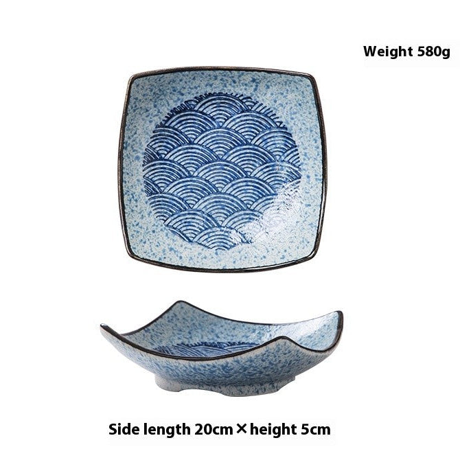 Meridian Four-Corner Stoneware Bowl