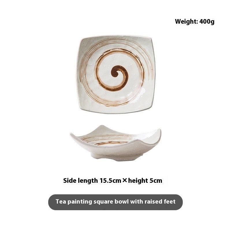 Meridian Four-Corner Stoneware Bowl