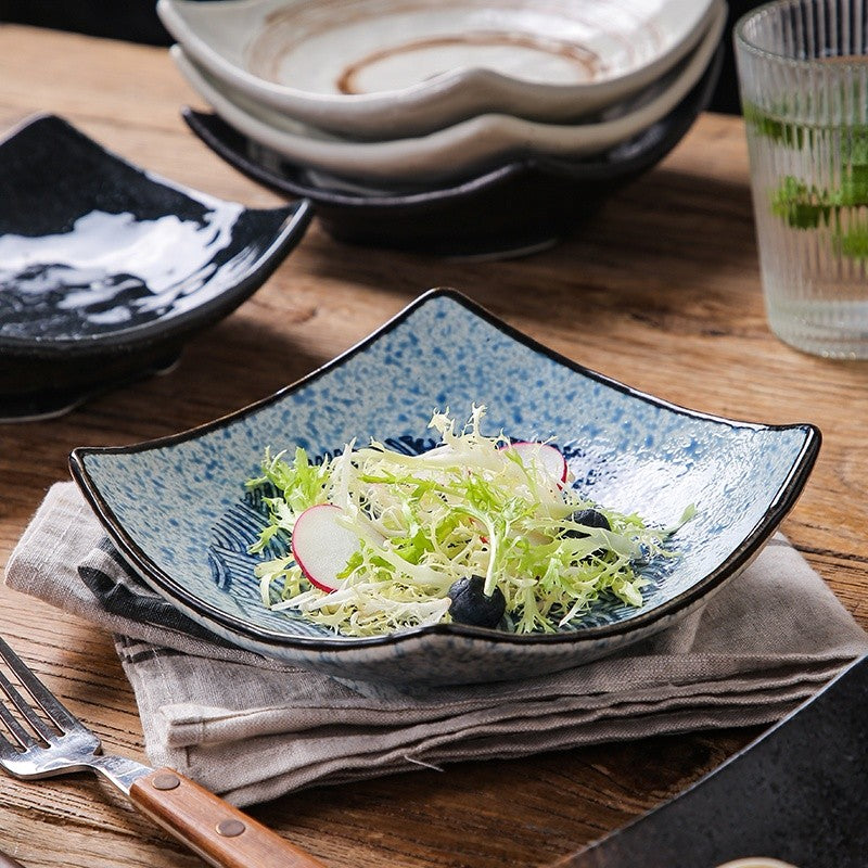 Meridian Four-Corner Stoneware Bowl