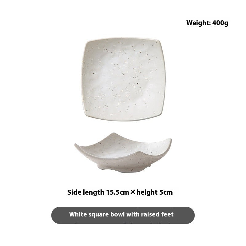 Meridian Four-Corner Stoneware Bowl