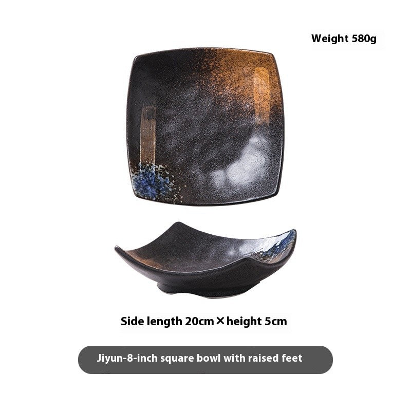 Meridian Four-Corner Stoneware Bowl