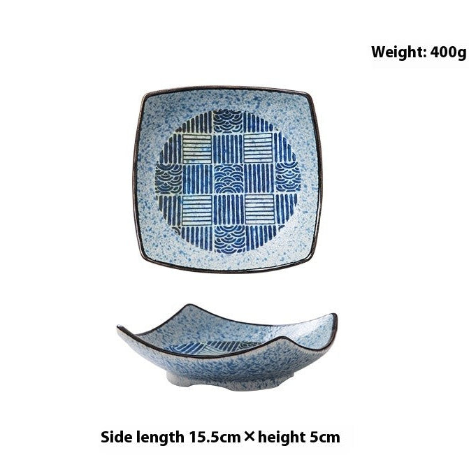 Meridian Four-Corner Stoneware Bowl