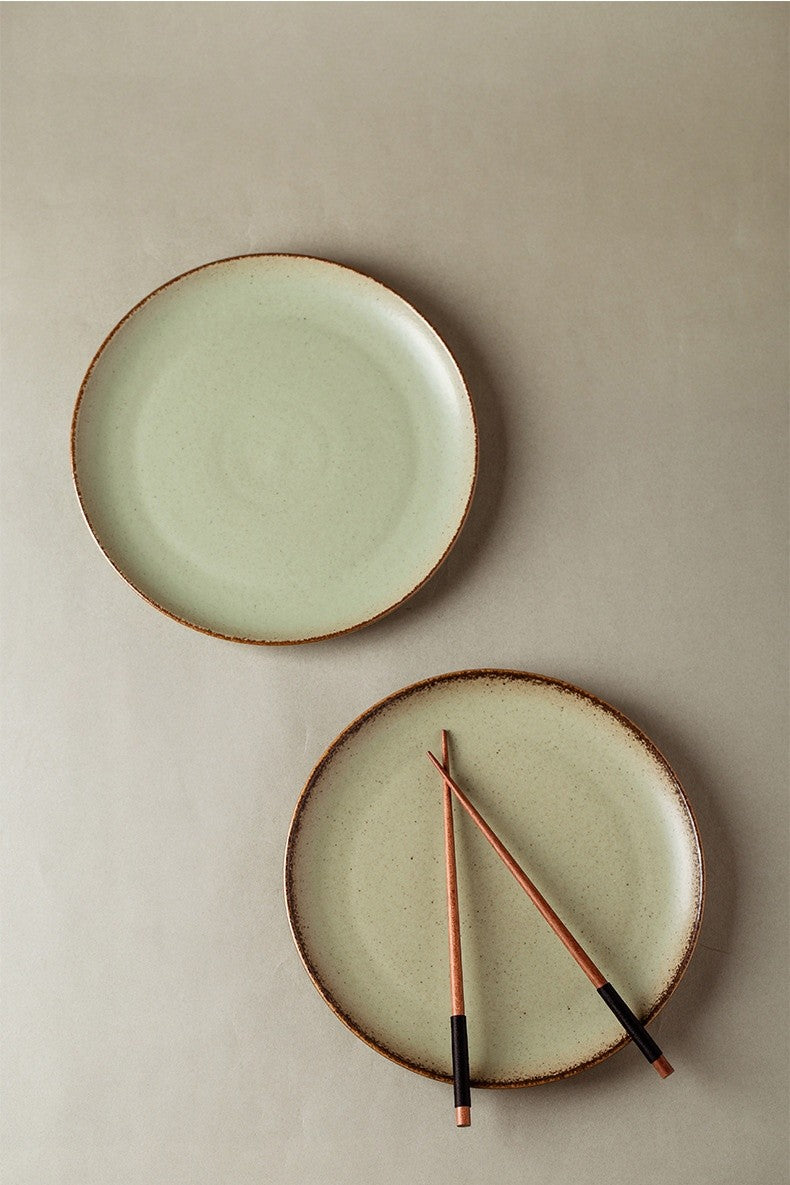 Mossglow Rustic Dining Plate