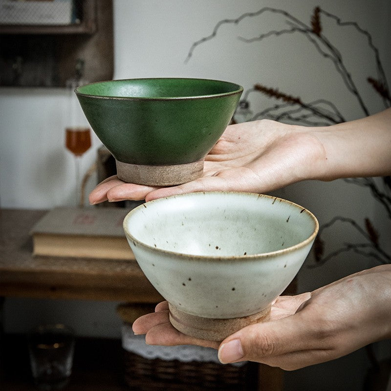 Moss Stone Tall Rice Bowl