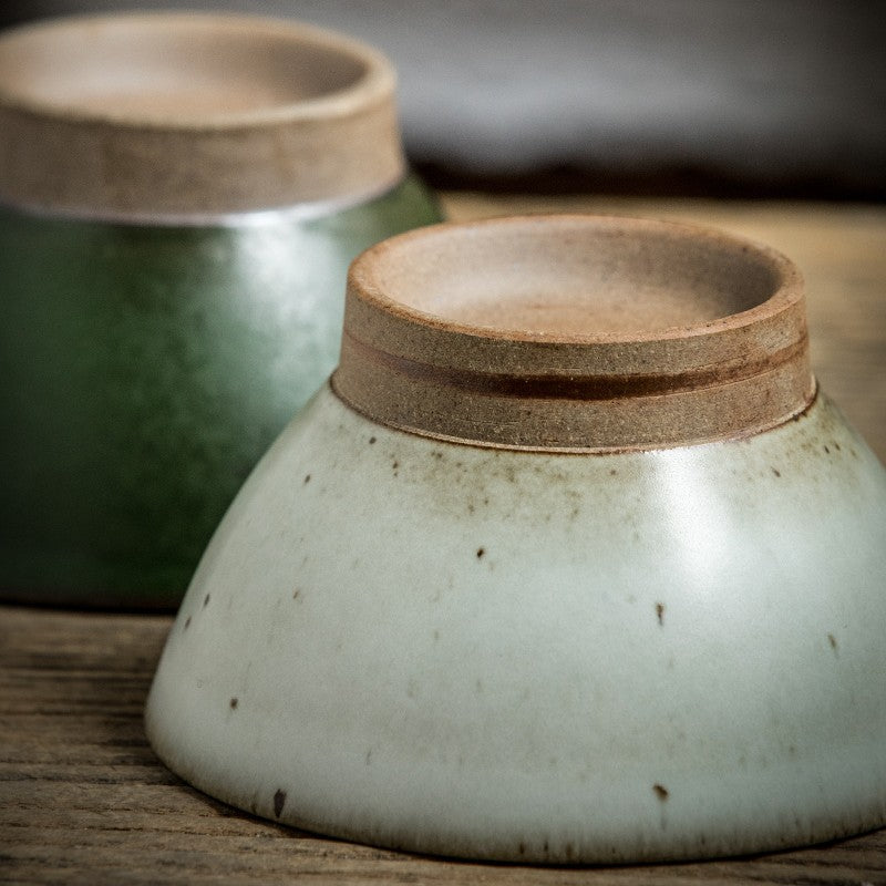 Moss Stone Tall Rice Bowl