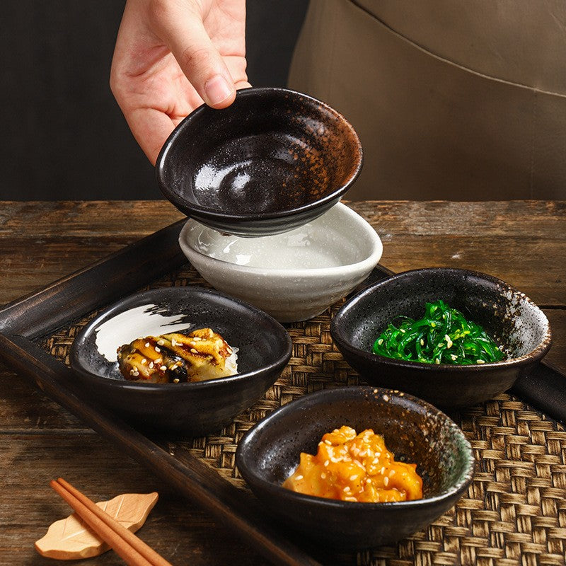 Olive Thread Oval Sauce Dish