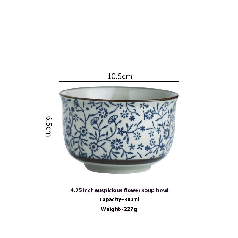 Peony Mist Stewed Soup Bowl