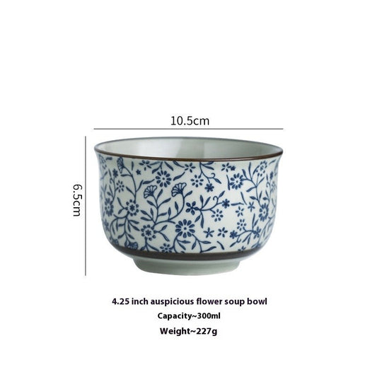 Peony Mist Stewed Soup Bowl