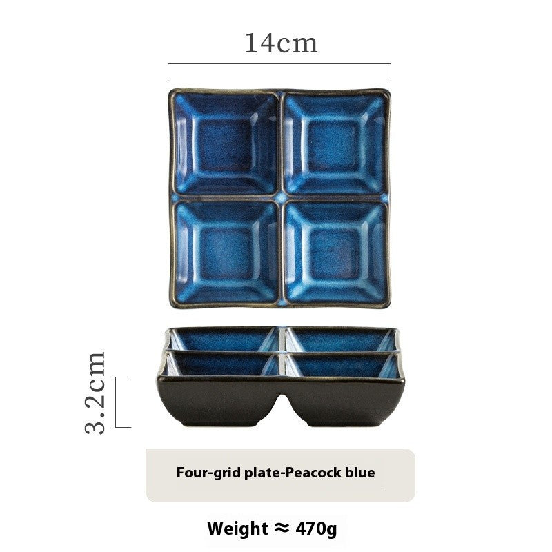 QuadraGlaze Four-Section Sauce Plate