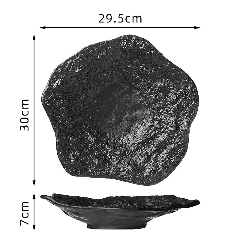 Rockwave Deep Ceramic Soup Plate