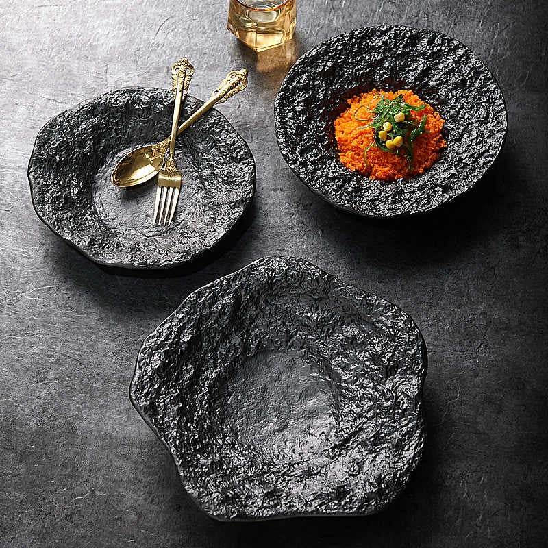 Rockwave Deep Ceramic Soup Plate