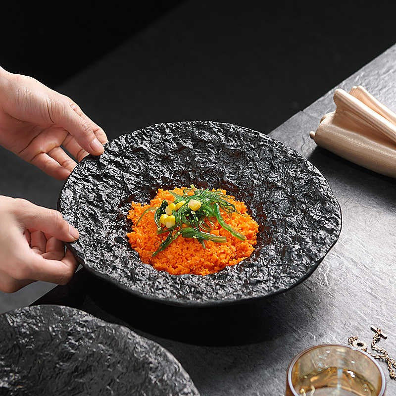 Rockwave Deep Ceramic Soup Plate