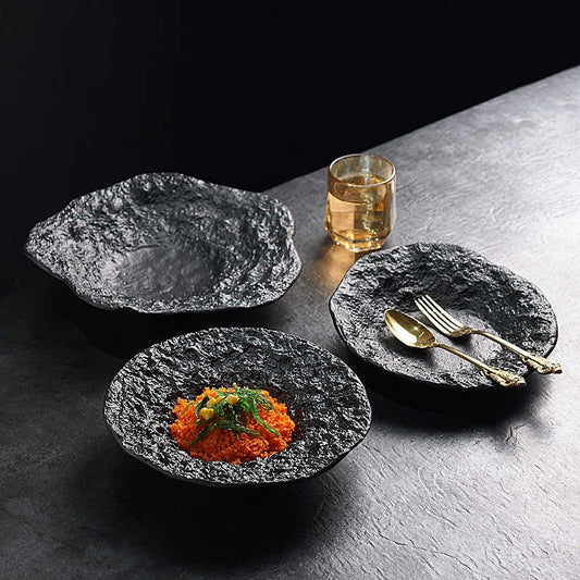 Rockwave Deep Ceramic Soup Plate
