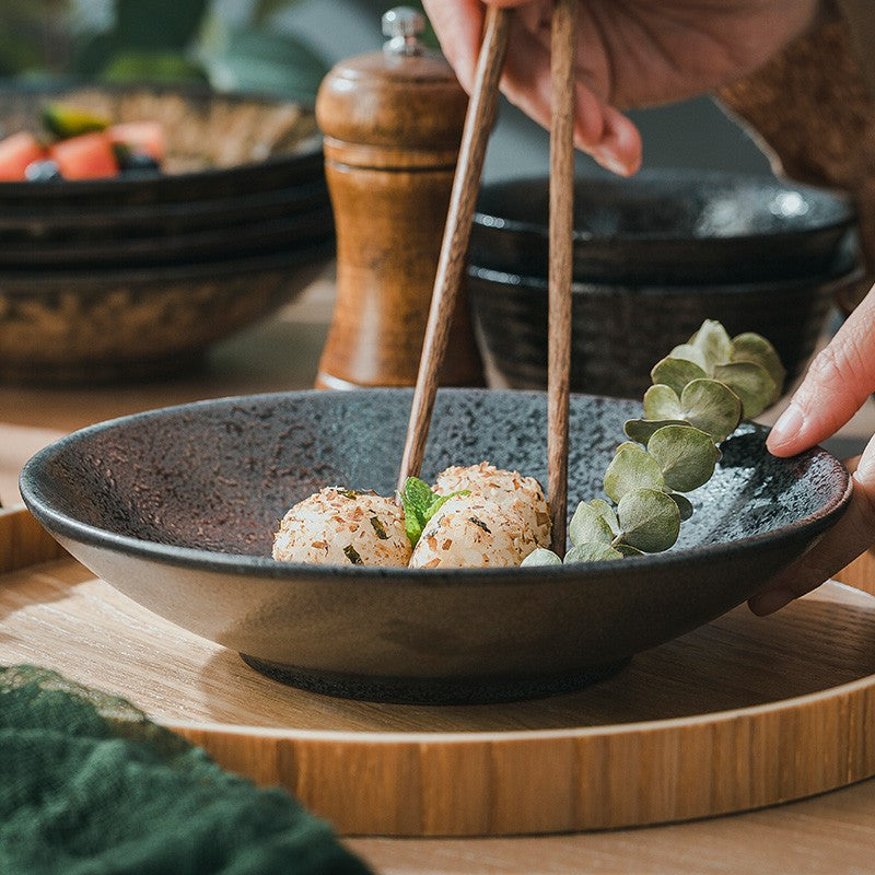 Wildglaze Deep Ceramic Dinner Plate