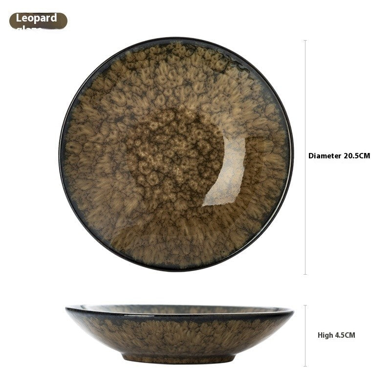 Wildglaze Deep Ceramic Dinner Plate