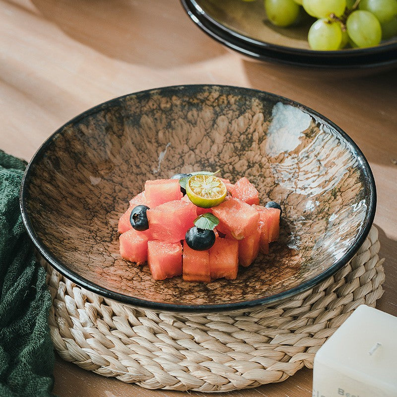 Wildglaze Deep Ceramic Dinner Plate