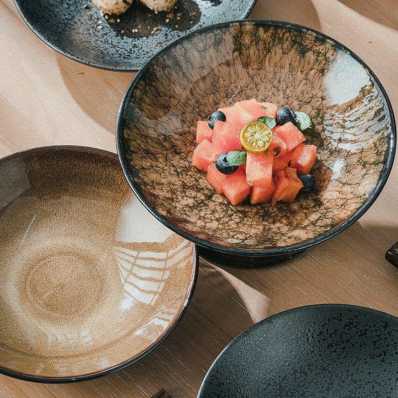 Wildglaze Deep Ceramic Dinner Plate