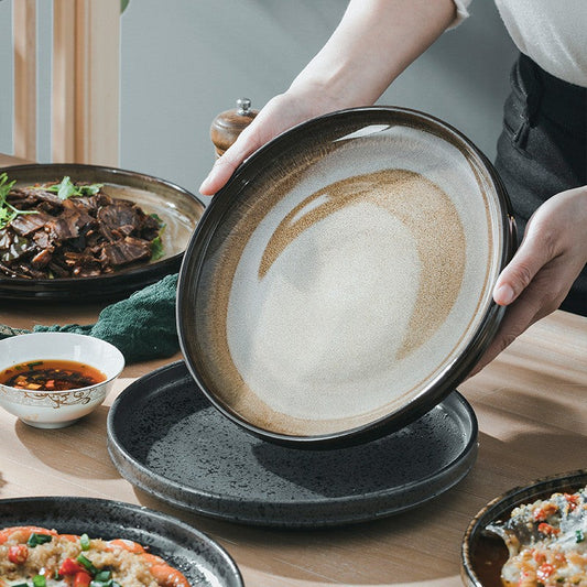 Wild Glaze Fusion Art Plate