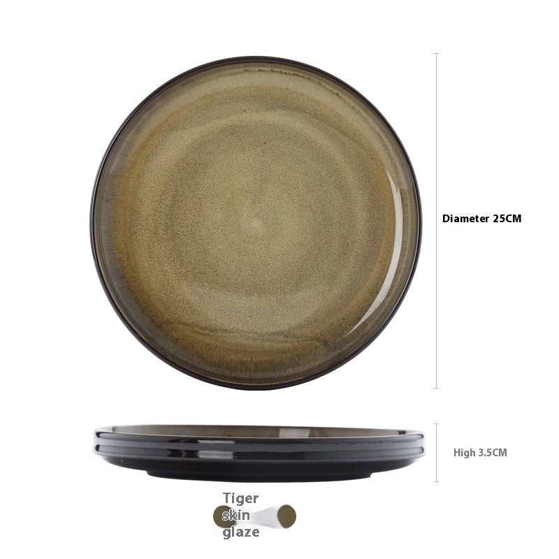 Wild Glaze Fusion Art Plate