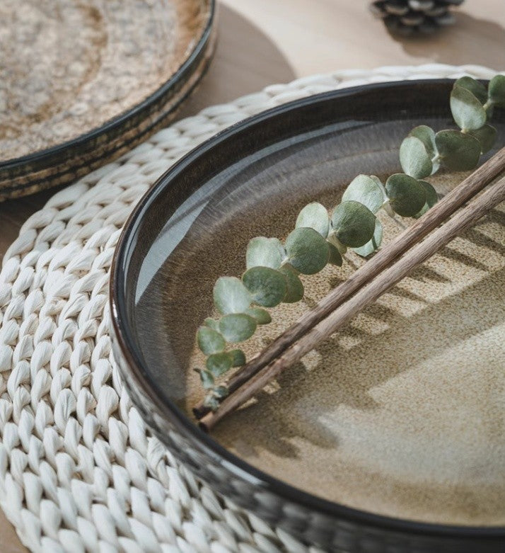 Wild Glaze Fusion Art Plate