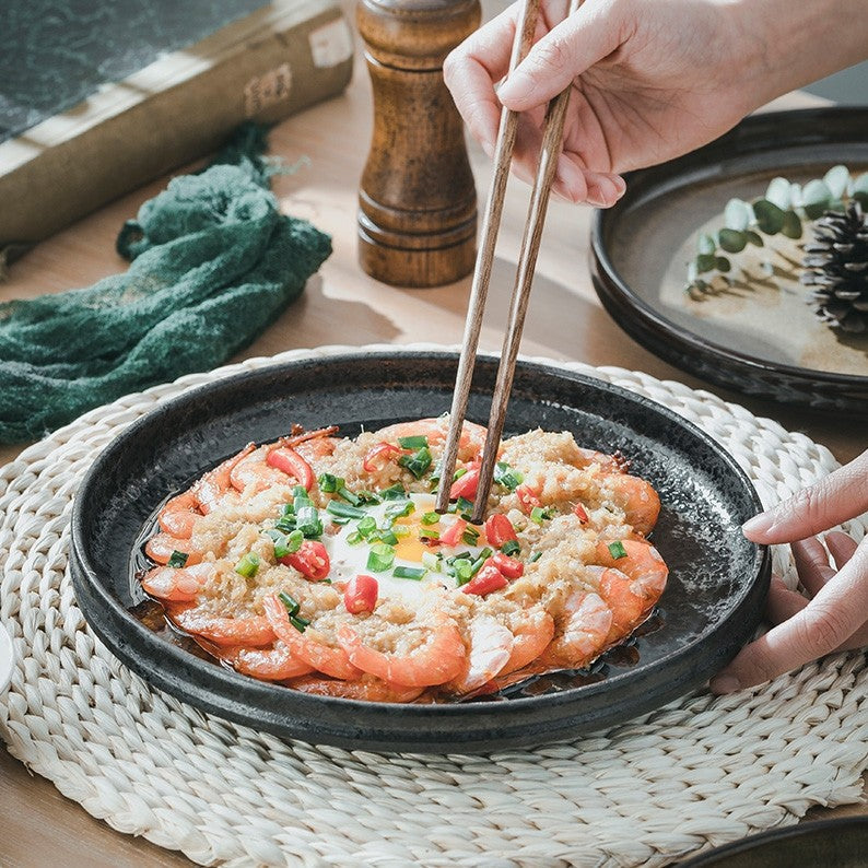 Wild Glaze Fusion Art Plate