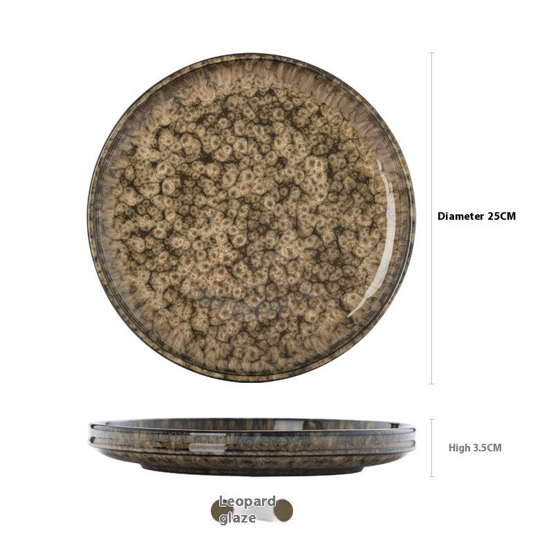 Wild Glaze Fusion Art Plate